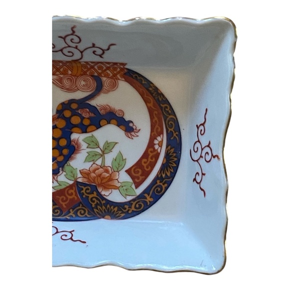 Vintage Japan Dragon hand painted trinket dish/soap dish - Picture 7 of 16